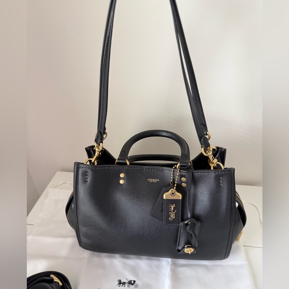 Coach Rogue 31 Black Leather - Picture 3 of 15